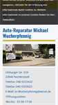 Mobile Screenshot of kfz-wucherpfennig.de